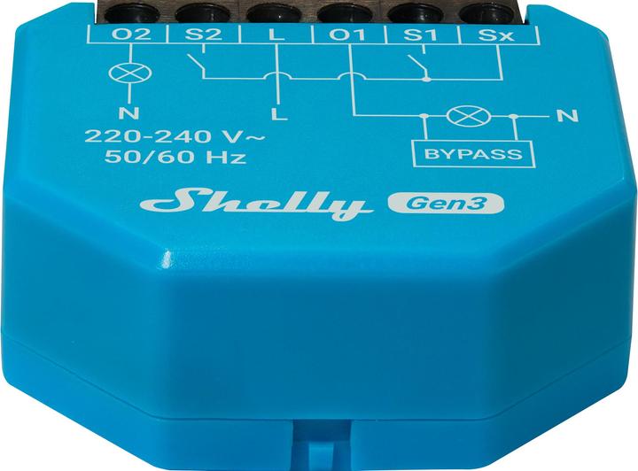 Produktbild Shelly 2L Gen3 (Schaltaktor)