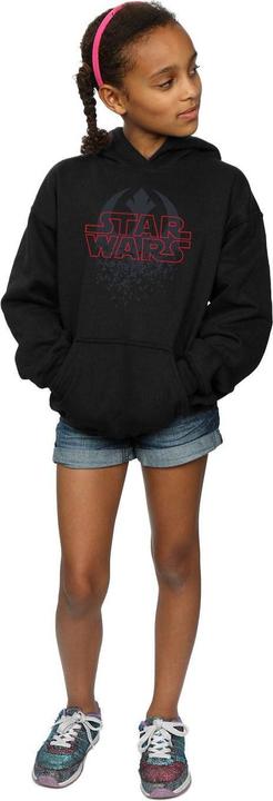 Actual product image Star Wars Girls The Last Jedi Shattered Emblem Hoodie (116)
