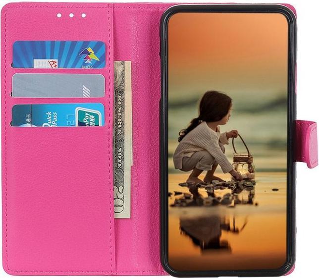 Actual product image MU Classic Litchi Leather Bookcover Series (Samsung Galaxy A35)