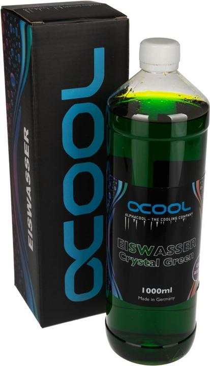 Actual product image Alphacool Ice Water Crystal Green UV (1000 ml, Ready-mix)