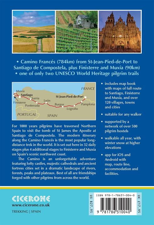 Image du produit Camino de Santiago - Camino Frances (Anglais, Sandy Brown, Le révérend Sandy Brown, 2022)