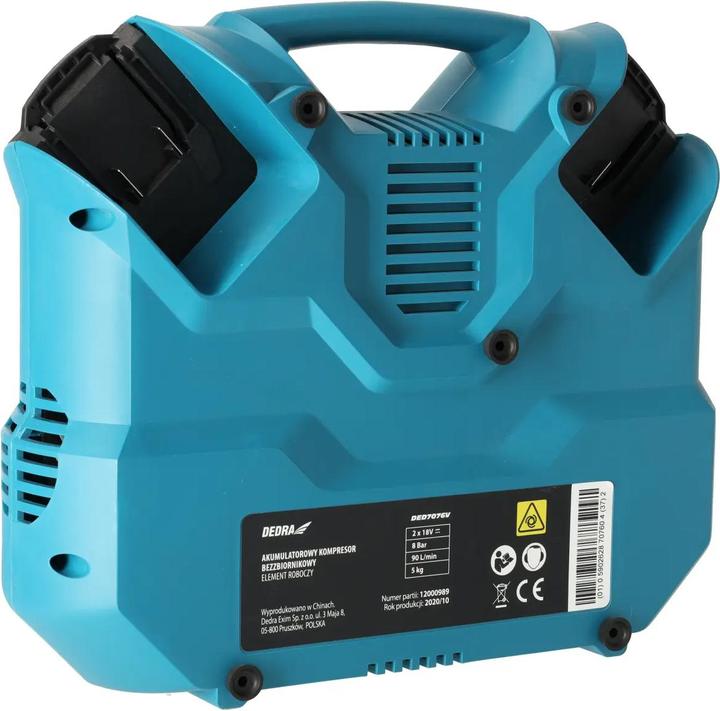 Immagine prodotto Dedra Compressore per auto DED7076V 18V (8 bar, 90 l)
