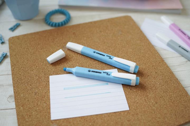 Immagine prodotto STABILO swing cool Evidenziatore pastello (Blu chiaro, 4 mm, 1 x)