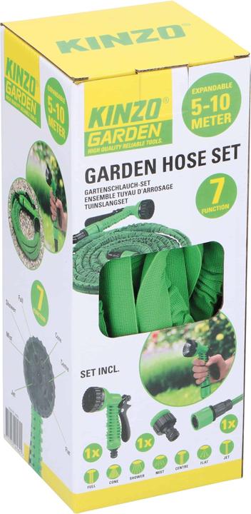 Actual product image Kinzo Garden hose elastic 5-10m (10 m)