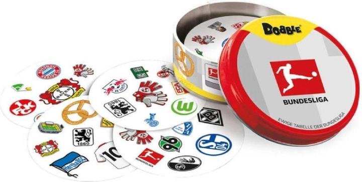 Produktbild Zygomatic Dobble Bundesliga, Kartenspiel, für 2-8 Spieler, ab 6 Jahren (DE-Ausgabe) (Deutsch)