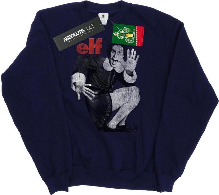 Produktbild Elf Mono Distressed Poster Sweatshirt (S)