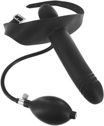 Image du produit Master Series Bâillon gonflable avec godemiché