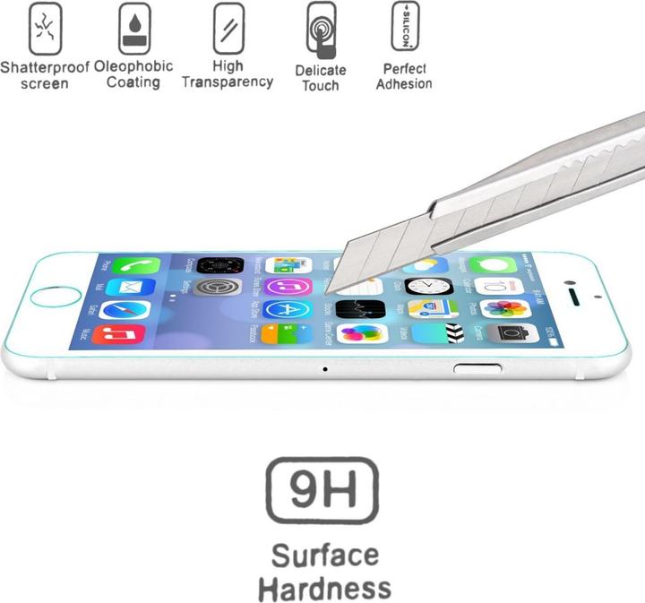 Actual product image Nalia Protective glass (1 Piece, Apple iPhone 6s, Apple iPhone 6)