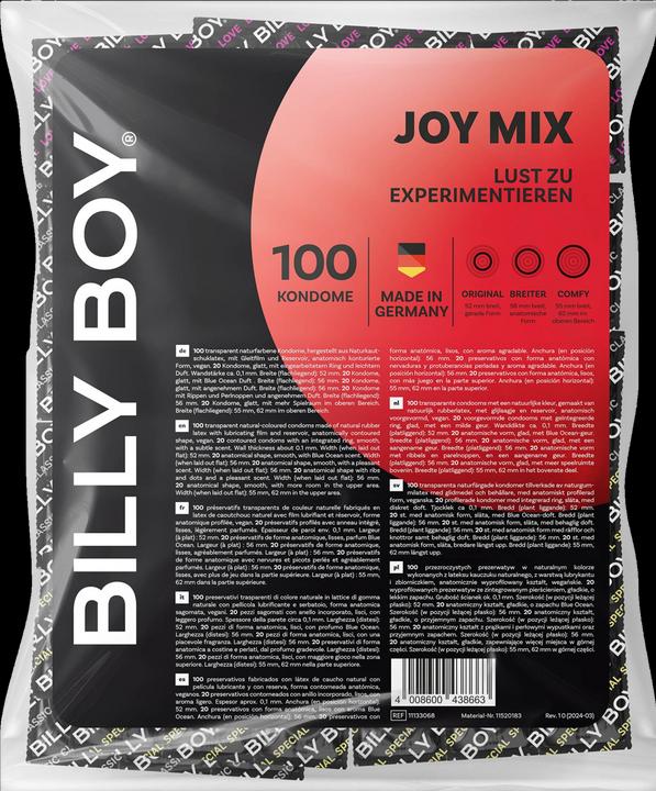 Actual product image Billyboy Joy Mix (100 pcs.)
