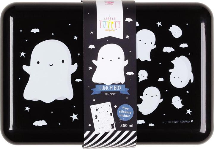 Image du produit A Little Lovely Company Boîte à lunch Ghost SBGHBL17 noir 18x6x12cm (0.85 l)