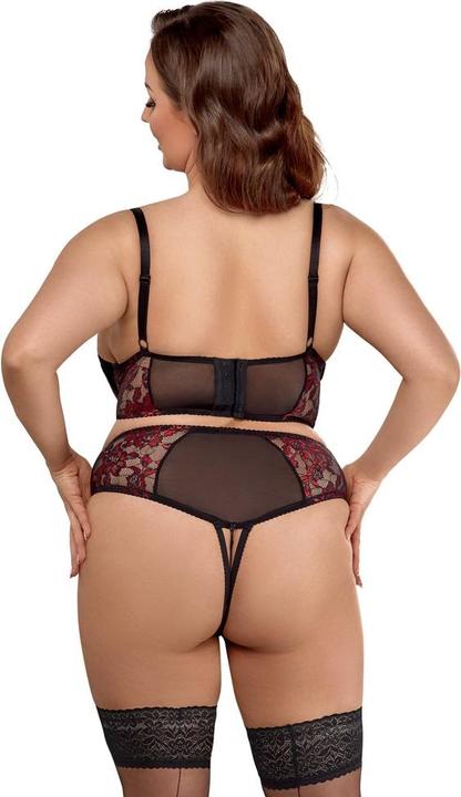 Produktbild Cottelli Collection BH Set schwarz/rot 95E/2XL (95 E)