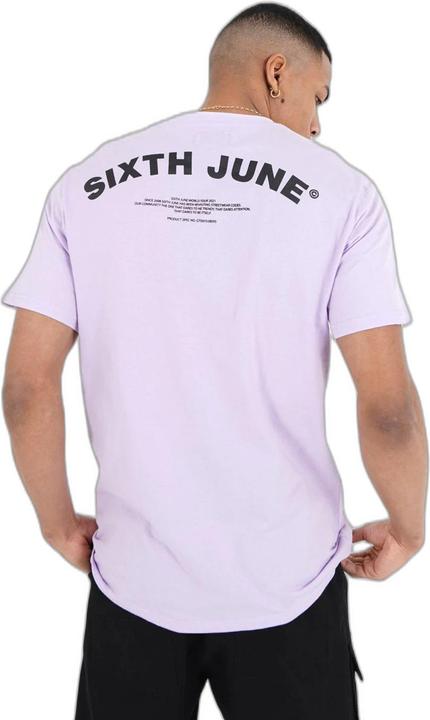 Actual product image Sixth June t-hirt ixth june curved logo backprint (S)