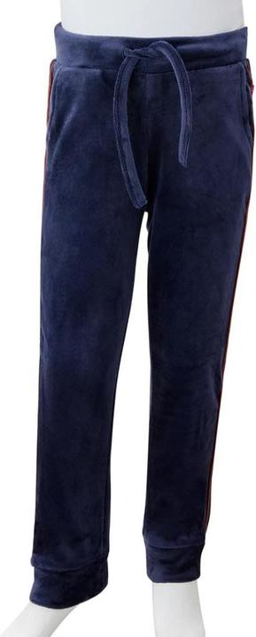 Actual product image VidaXL Children's tracksuit bottoms navy blue 92,Material: 94 % polyester (92)