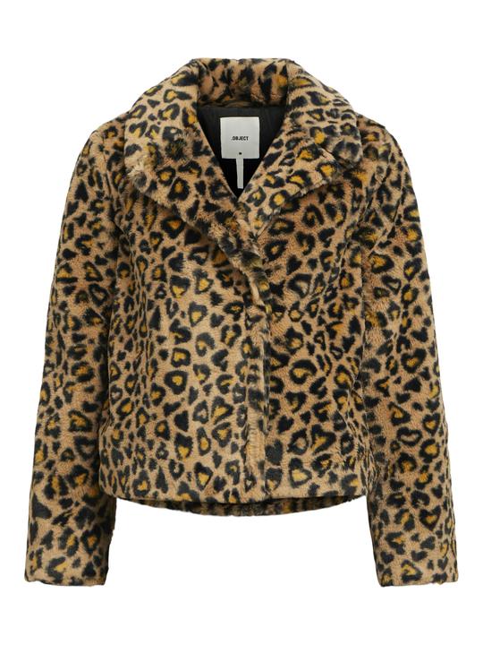 Object Leoprint Jacke