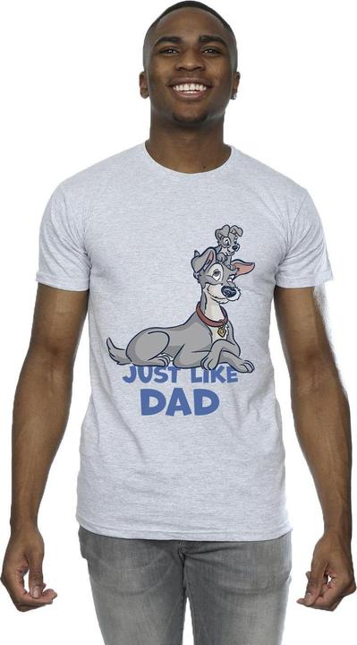 Immagine prodotto Disney Lady And The Tramp Just Like Dad Maglietta Uomo (S)