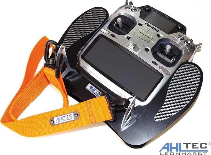 Actual product image AHLtec futaba t32mz carbon transmitter console with standard transmitter console bracket, without hand
