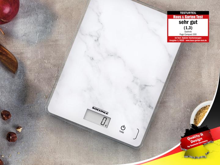 Immagine prodotto Soehnle Bilancia da cucina digitale Page Compact 300 Marble
