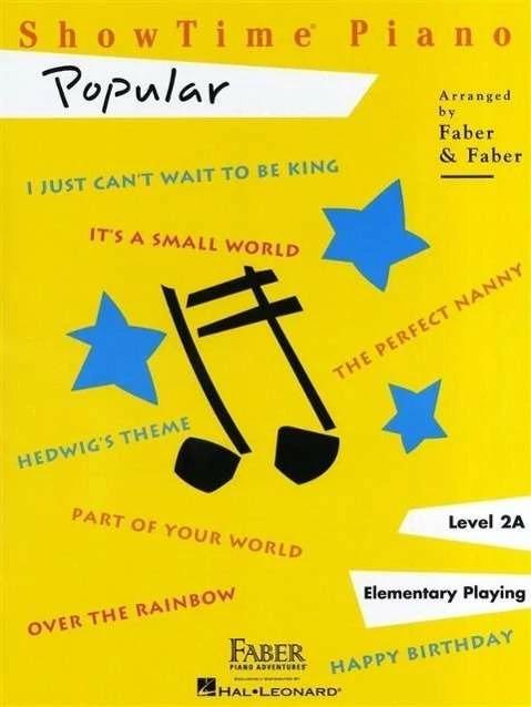 Image du produit ShowTime Piano Popular Level 2A (Anglais, Nancy Faber, Randall Faber, 2010)
