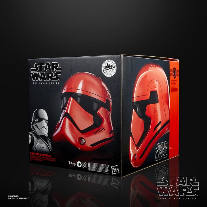Image du produit Hasbro Star Wars The Black Series Galaxy's Edge Capitaine Cardinal Casque de jeu de rôle électronique