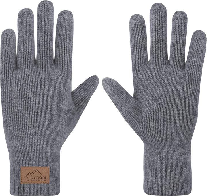 Normani Herren Merino Strick-Fingerhandschuhe „Malak" - 9661