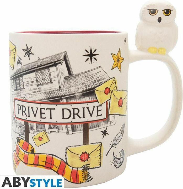 Produktbild ABYstyle Tazza 3D Harry Potter 460ml : Hedwig & Privet Drive (460 ml, 1 x)