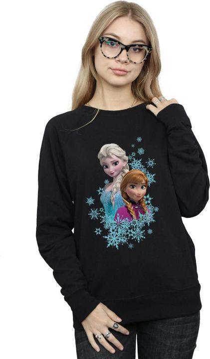 Actual product image Disney Womens/Ladies Frozen Elsa And Anna Sisters Sweatshirt (M)