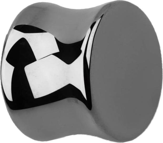 Produktbild Star Piercing Flared Plug aus Hämatit Stein (ohne Messing, Mineralisch)
