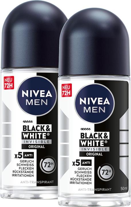 NIVEA Black & White Invisible Original (Roll-on, 100 ml)