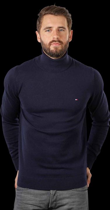 Produktbild Tommy Hilfiger Pima CTN Cashmere Pullover Roll Neck Desert S (L)