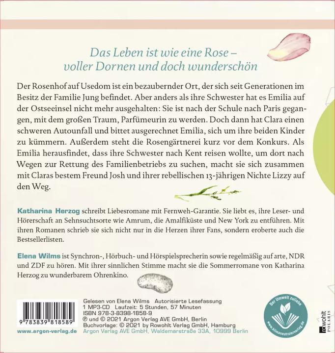 Actual product image Like dreams in the summer wind (Catherine Duke, Elena Wilms, German)