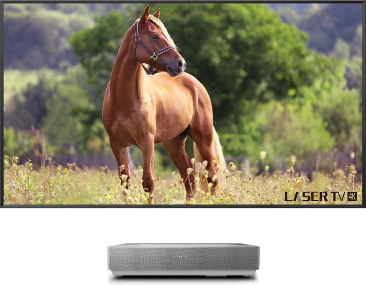 Produktbild Hisense 100L5HD inkl. 100" ALR Daylight Leinwand (4K, 2600 lm, 0.25:1)