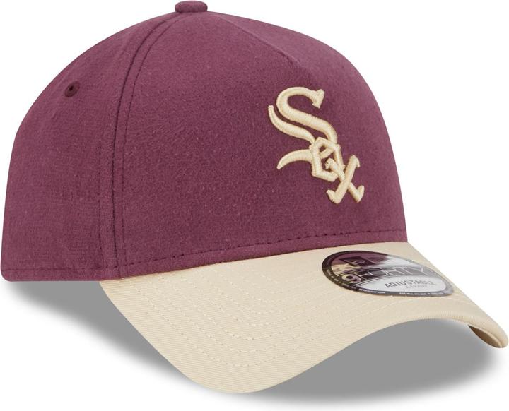 Produktbild New Era A-Frame 9Forty Cap MOLESKIN Chicago White Sox maroon (One Size)