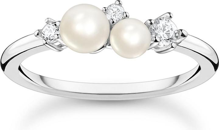 Image du produit Thomas Sabo Bague en perles Modern Chic (58, Argent 925)