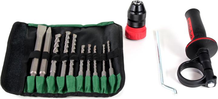 Produktbild Metabo SDS-Plus Multihammer UHEV 2860-2 Quick Set +Bohrer-/Meisselsatz (10-tlg.) (Netzbetrieb)