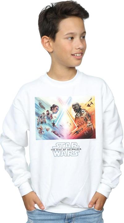 Actual product image Star Wars Boys The Rise Of Skywalker Battle Poster Sweatshirt (128)