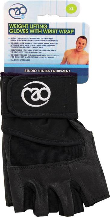 Actual product image Fitness Mad Unisex Adult Leather Weightlifting Gloves (S)