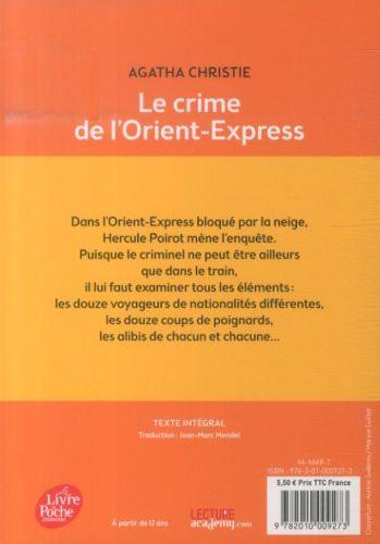 Produktbild Le crime de l'Orient-Express (Französisch, Christie Agatha, 2014)