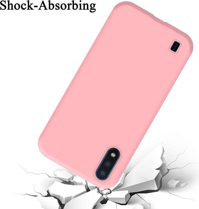 Actual product image Cadorabo TPU Liquid Silicone Case Cover (Samsung Galaxy A01)