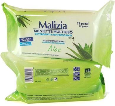 Produktbild Malizia Allzweck-Feuchttücher mit Aloe 72 Stück