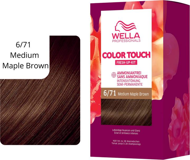 Produktbild Wella Color Touch Fresh-Up-Kit (6, 71 Medium Maple Brown)
