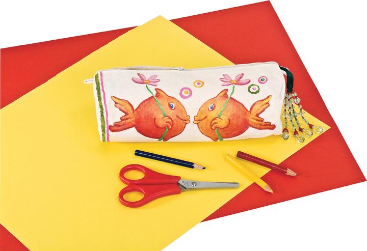 Produktbild VBS Federtasche m. Reissver., BW natur, 22 cm