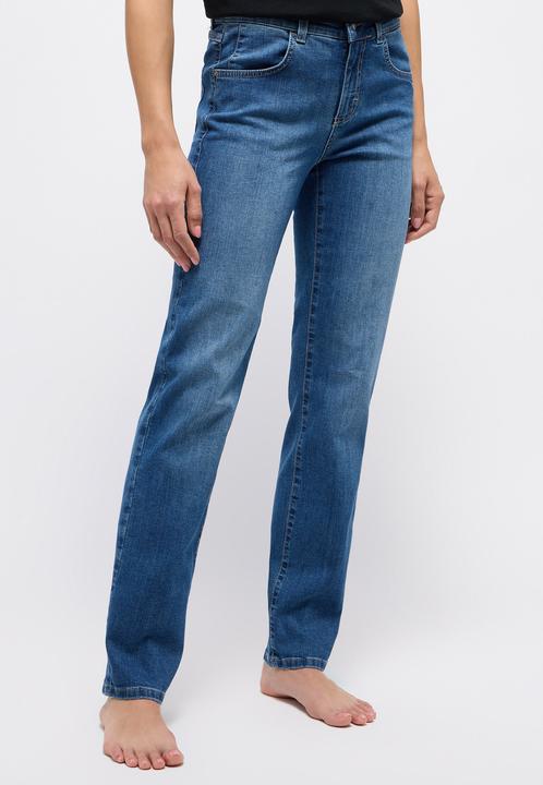 Produktbild Angels Dolly Jeans Sportiv Denim Straight Fit Mid Blue Used (W26/L30)