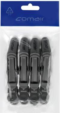 Comair Haarclip Jaws 4er Beutel grau (4 Stk.)