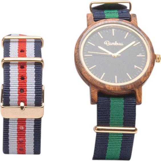 Actual product image Bambuu Wooden clock (Analogue wristwatch, 45 mm)