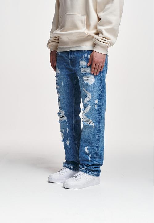 Actual product image 2Y Studios 2Y Firio Destroyed Straight Jeans - 178925 (32)