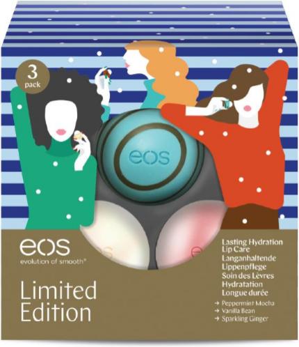 EOS Limited Edition 3-Pack Lip Balm (Balm, 21 ml)