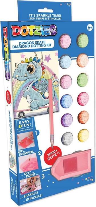 Image du produit Diamond Dotz Diamond Painting Dragon sur planche à roulettes