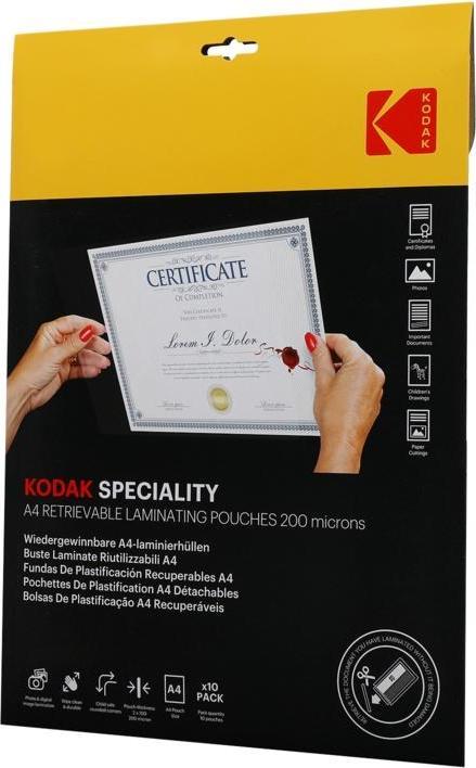 Image du produit Kodak - Pochettes de plastification SPECIALITY (A4, 10 pièce(s), 200 µm)