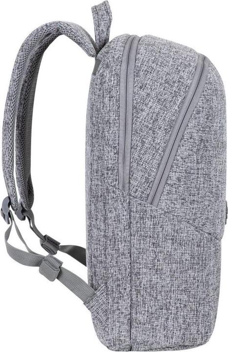 Actual product image Rivacase Laptop backpack, Light gray (15 l)