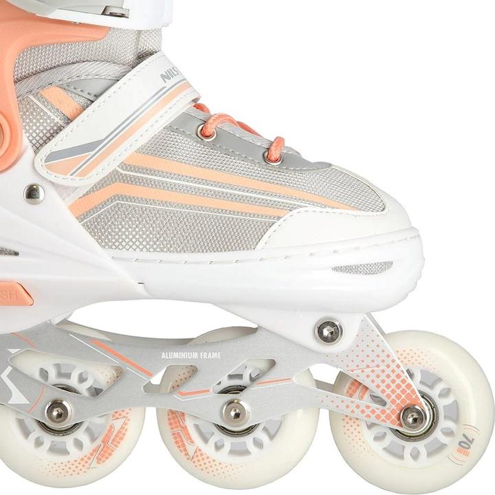 Produktbild Nils NH18190 2in1 WEISS UND PINK GRÖSSE M. S(29-33) INLINE-SKATES MIT DIM. TUL. EISHOCKEY EXTREME (29, 30, 31, 32, 33)
